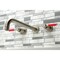 Kingston Brass KS8058DKL Wall Mount Tub Faucet, Brushed Nickel KS8058DKL - alternate 2
